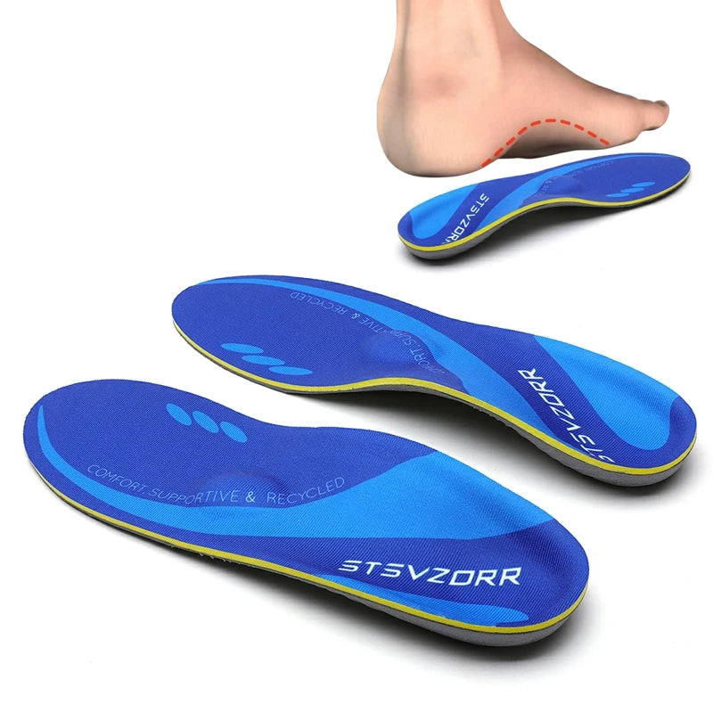 IFITNA Arch Support Orthopedic Insoles Sneaker Plantar Fasciitis Orthotic Shoes Inserts Flat Feet Heel Pain Athletic Cushion Pad