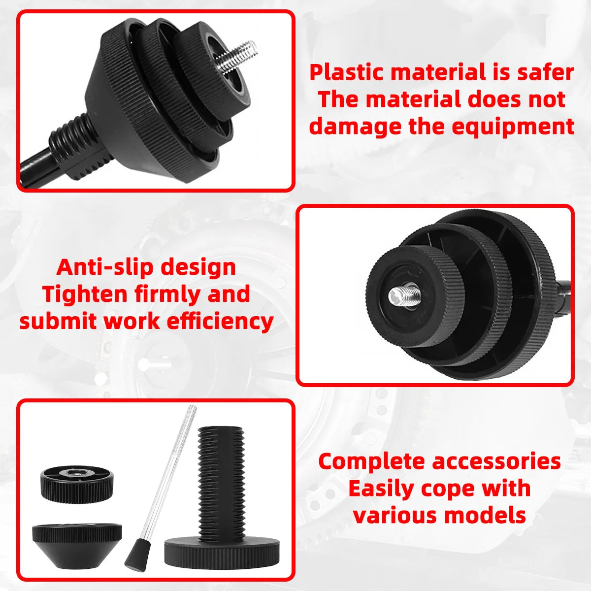PINMOAP Clutch Centring Tool Universal Nylon Clutch Corrector Clutch Calibrator Disassembly And Assembly Tool Auto Repair Tool