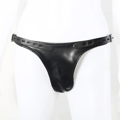 Leather Strapon Harness Panties Strap On Silicone Double Dildo Anal Butt Plug For Women Lesbian Masturbation Chastity Panties
