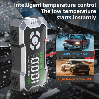 12V Automotive Battery Jump Starter and Tire Inflator 4000A Splitter Car Universal Starter Auto Booster Portable Power Station