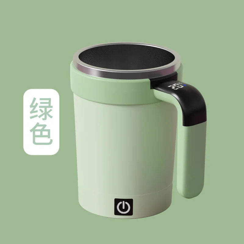New smart temperature measuring magnetic automatic stirringcup electric portable coffee cup milkshake cup fitness thermos kettle