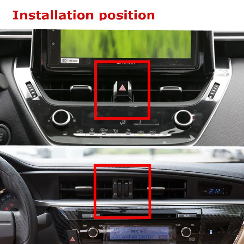 For Corolla E210 2019 2020 2021 Car Air Vent Mount Phone Holder for Mobile Phone Stable Cradle Smart Toyota  Stand Bracket