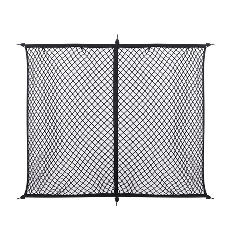Universal Truck Bed Net Elastic Cargo Mesh Polyester Tailgate Organizer Multi Purpose Light Load Secure Transport Easy Install