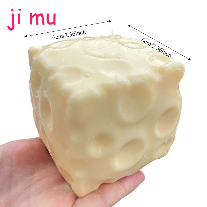 Crunchy Cheese Moldable Stress Ball Squishy Toy No rebound Crispy Peanuts Stress Ball Fidget Toy ASMR Sensory Stress Relief Toys