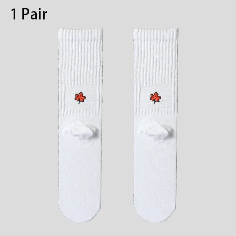 Men's Cotton Work Socks Cushioned Long Running Breathable Ankle Crew Socks Casual Socks for Men Cycling Socks