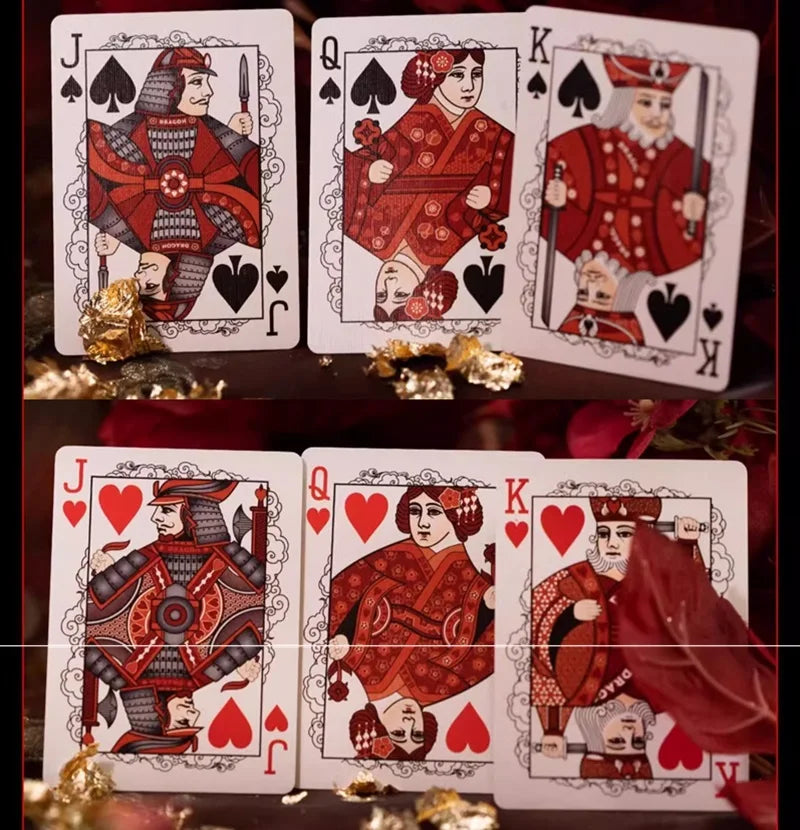 Bicycle Dragon Red Playing Cards Deck Card Games Magic Tricks