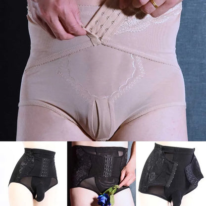 Men Body Shapers Slimming Underpants Waist Trainer Corset Modeling Waist Control Panties Underwear Slimming Strap Belt Shapewear