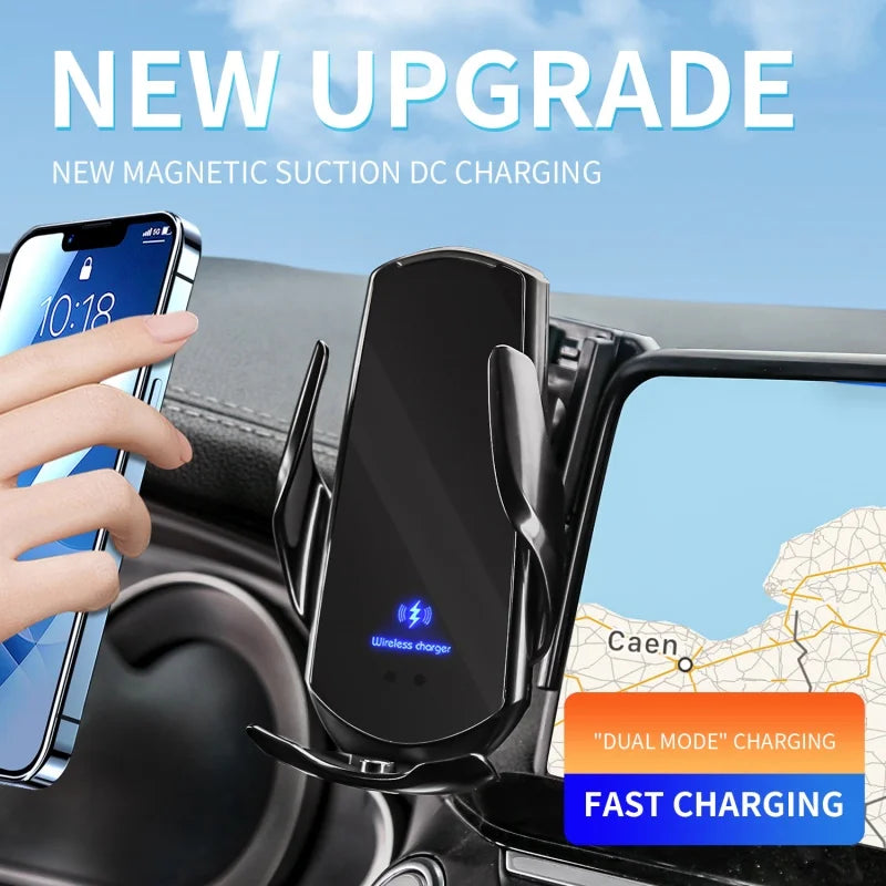 Car Phone Holder Screen Fixed Base For Hong Qi EH7 2024 Mobile Phone Support Car Mounts Wireless Charging Interior Accessories