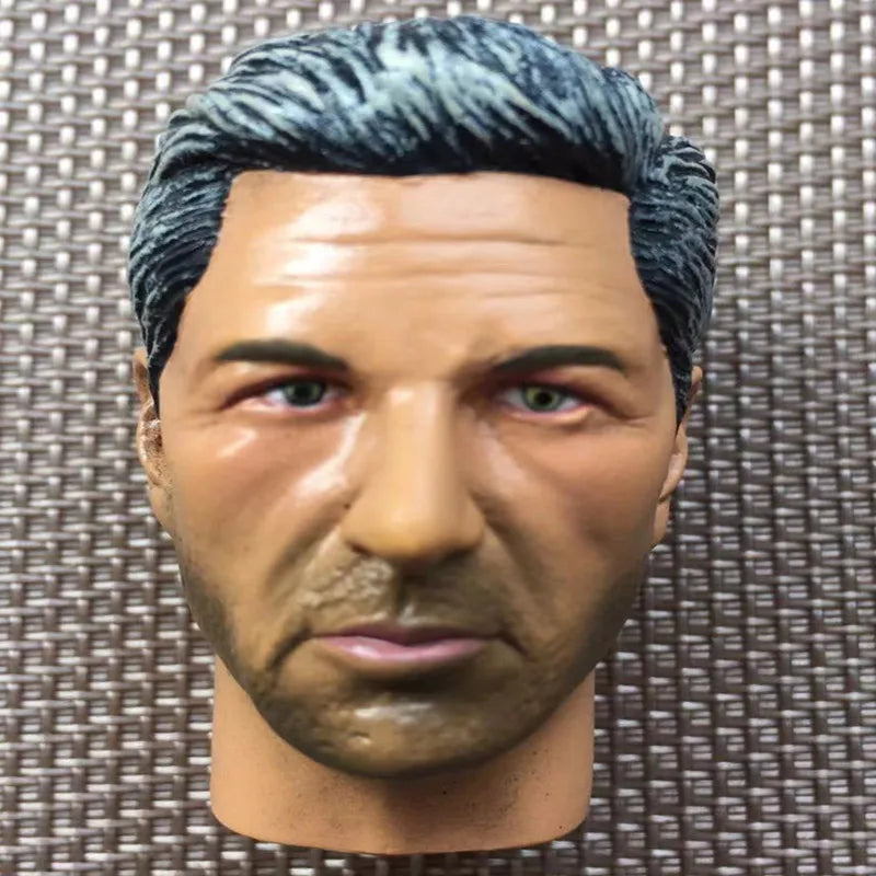 Male Doll Heads Quality Makeup Doll Figure Collection Doll Parts Famous Men Stars Rare Face Doll Heads DIY Toy Accessories