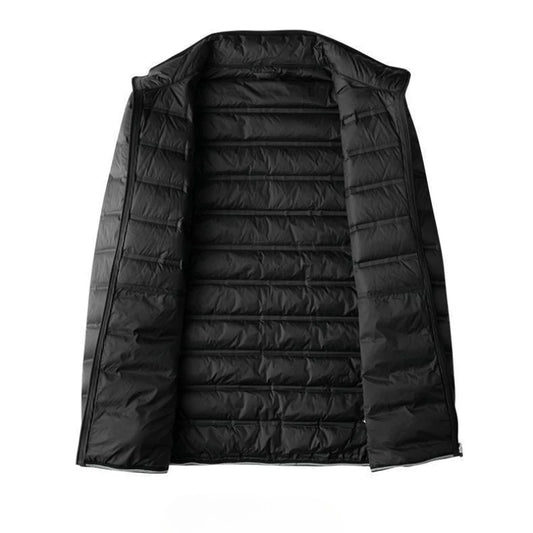 Versatile Men's Plus Size Down Jacket Slim Design for Big Sizes Lightweight Warm Suitable for Winter Activities