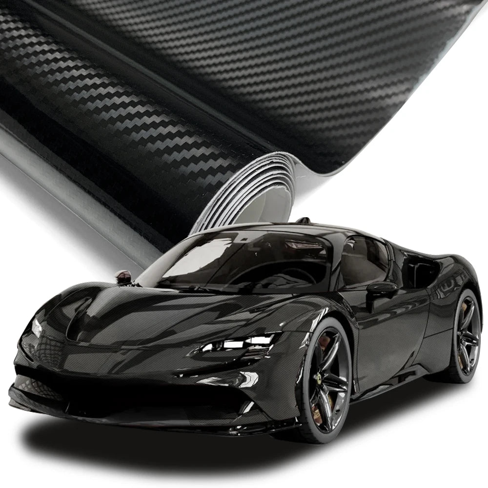 150x200cm Car Sticker Vinyl Carbon Fiber Wrap Stickers Decoration Exterior Decorating Decals Adhesive for Tuning Car Accessories