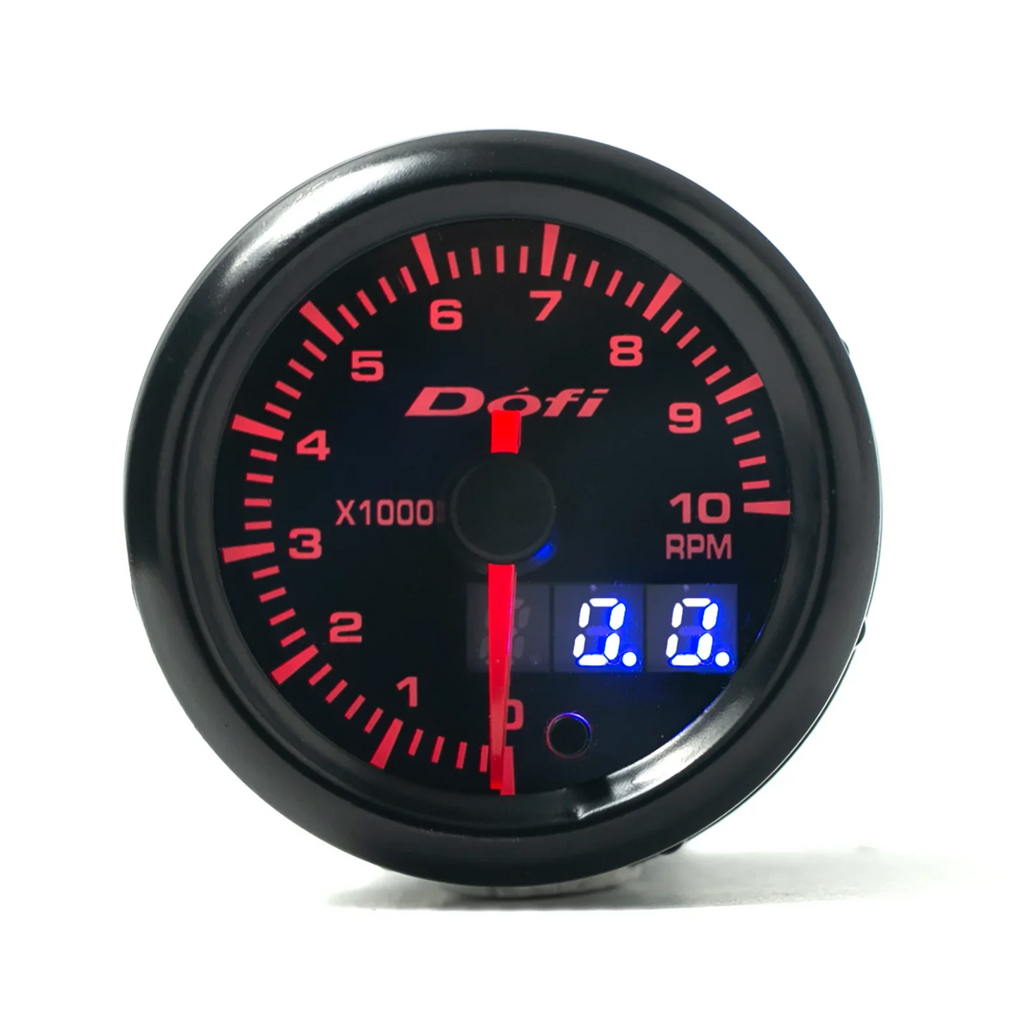Dofi 2" 52mm 7 Colors LED Dual Display Boost Water Oil Temp Oil Pressure Voltmeter Air Fuel Ratio EGT Tachometer Car Gauge