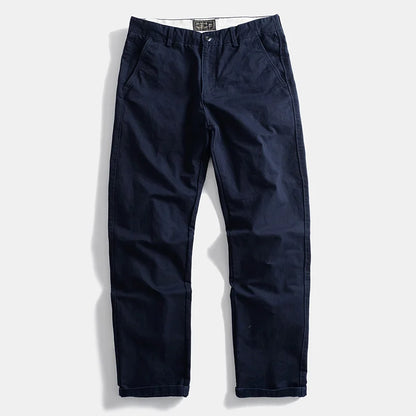 Heavyweight Thick Japanese Retro Pure Cotton Work Trousers Autumn Winter Men's Loose Casual Outdoor Straight Leg Pants Large ...