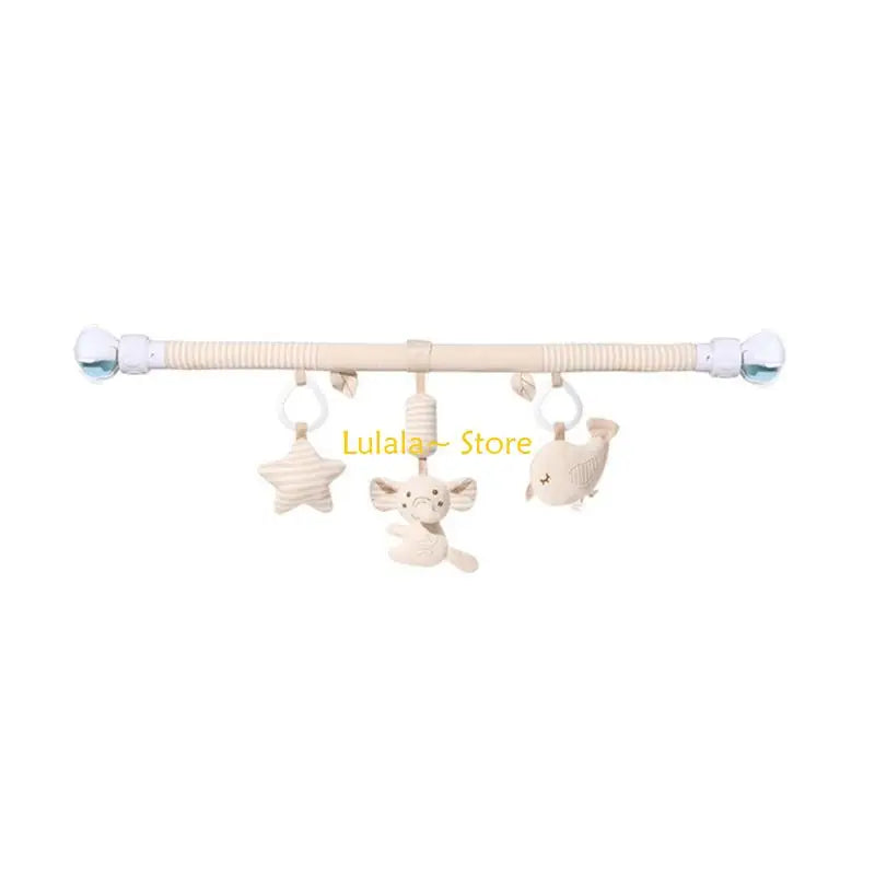 Y4QA Soft Plush Infant Carriage Bed Toy Stimulating Visual Development Easy Clean