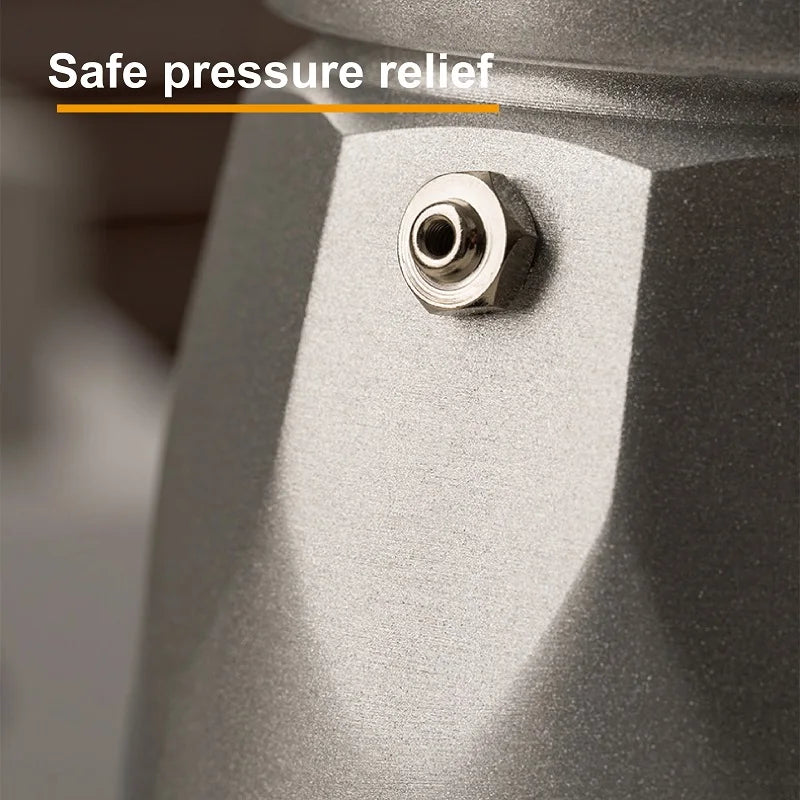 110V/220V Electric Coffee Maker Portable 300ml/3Cups Aluminum Mocha Pot Electric Italian Coffee Maker Percolator for Home Silver