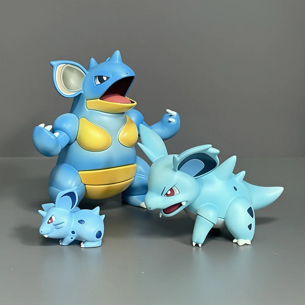 Evolution Line Pokemon Charmander Bulbasaur Squirtle Greninja Anime Action Toy Figures Doll Model Colletion Toys For Children
