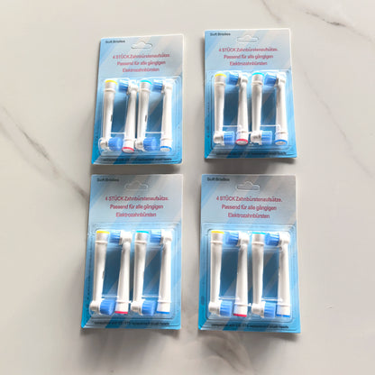 12types Toothbrush Heads Replacement For Oral B PRO Models 600 650 670 2000 2500 2900 3000 3500 3900 Soft Bristles Health Care