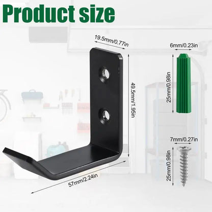 Jack Stand Wall Mount Organizer Heavy Duty Stainless Steel Holder Hook Garage Accessories Wall Storage Rack Mount Brackets Car