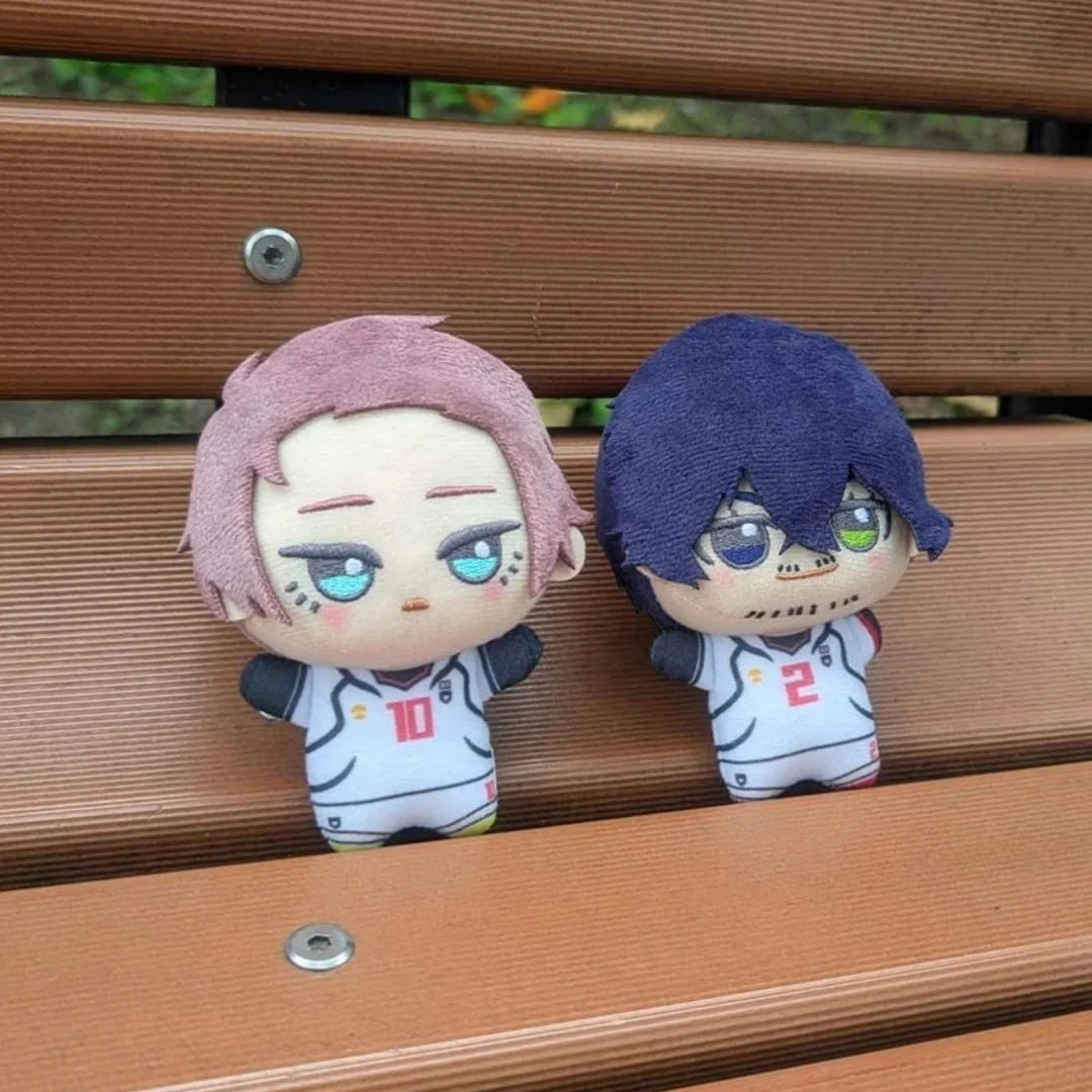 Anime Blue Lock Vol.9 Vol.10 Rin Itou Bachira Meguru Cosplay Plush Doll Fluffy Maumet Pendant Toys Gifts