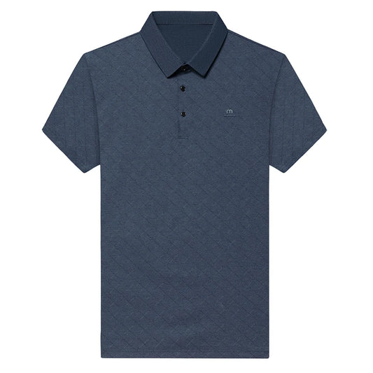 New Fashion Men's Short Sleeve Polo Shirt Summer Business Casual Cool Skin-Friendly Breathable T-Shirt for Men