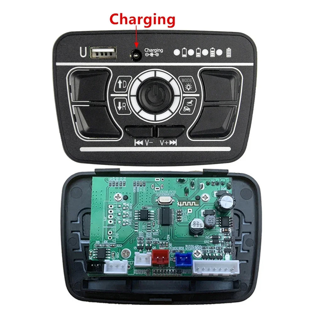 Multi-functional children ride-on electric vehicle controller 12V, JR1844N central controller for baby car
