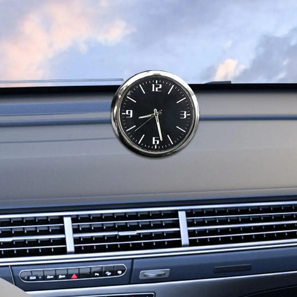 Car Clock Luminous Automobiles Internal Dashboard Stick-On Digital Watch Mechanics Quartz Clocks Auto Decoration