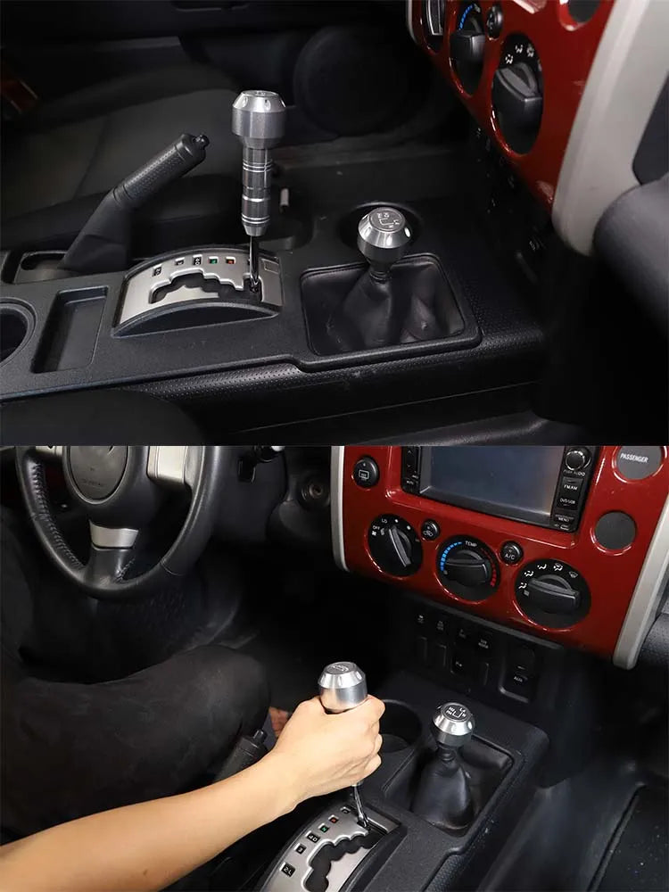 For Toyota FJ Cruiser 2007-2021 Car Gear Grip Head Shift Knob Modification Aluminum alloy interior Accessories