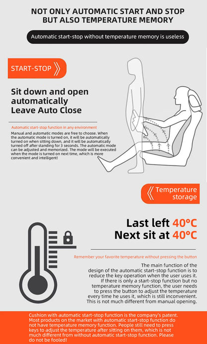 Car Summer Cool Air Seat Cushion Optional Heating or Cooling Function With 1Fan or 2Fan Fast Blowing Ventilation Car Seat Cover