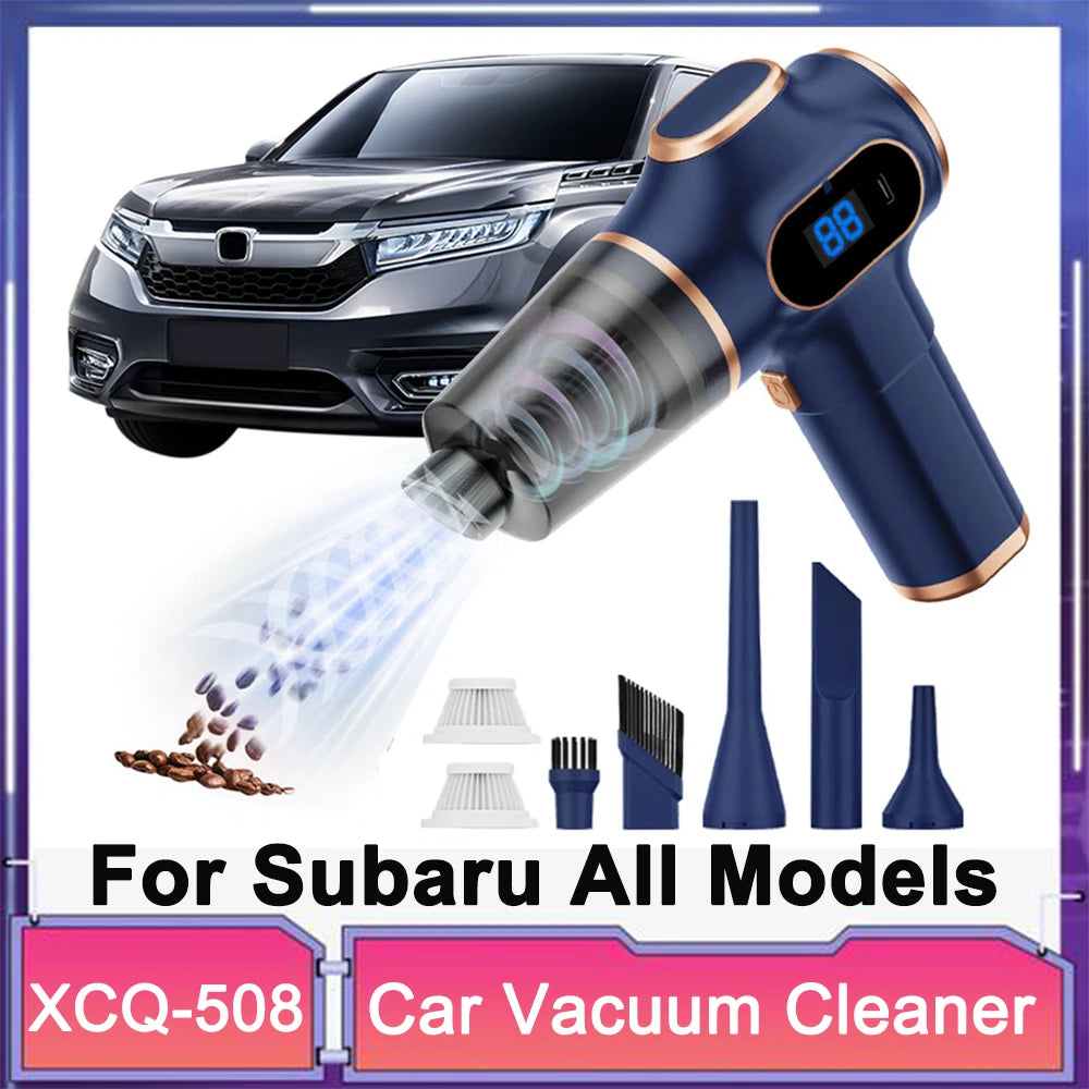 Car Vacuum Cleaner 980000PA Wireless Portable Cleaning Machine 120W Powerful Mini Handheld Cleaner For Subaru All Models