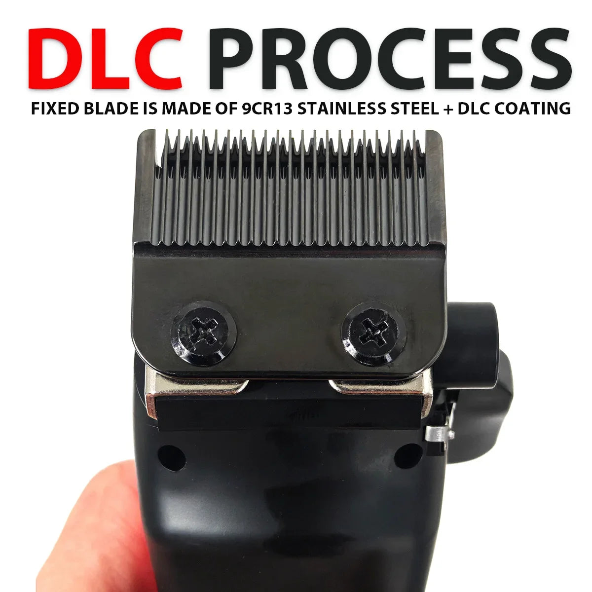 New Professional BRDCLIP M3C 8800RPM High Motor Hair Clipper DLC Blade Barber with Base 4500mAh Hair Cutting Machine Men Trimmer