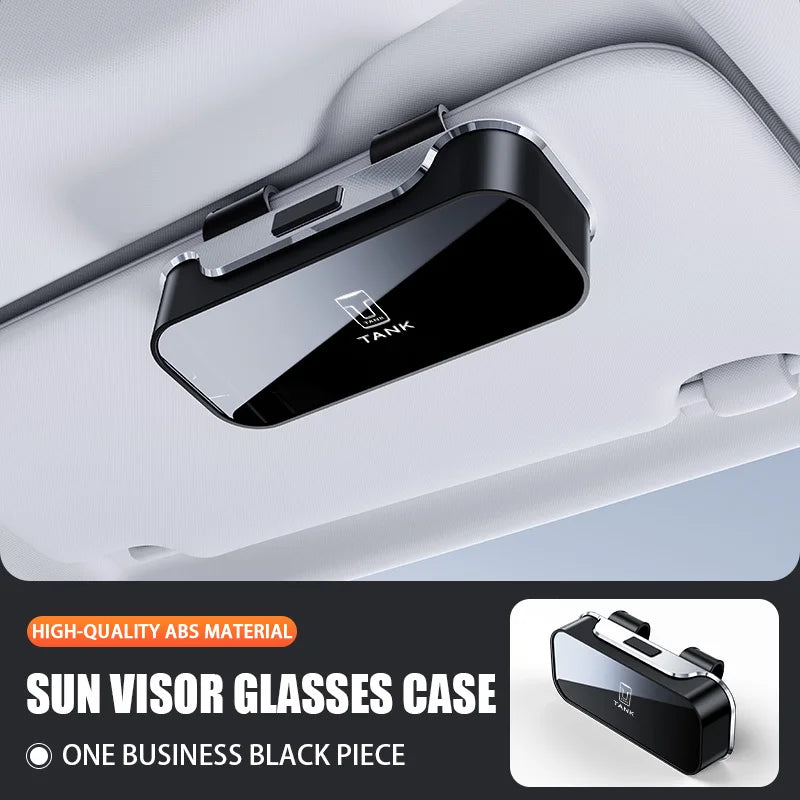 For WEY TANK 500 700 2022-2025 TANK 300 400 Car Interior Accessories Glasses Holder Clip Box Car Visor Sunglasses Glasses Case