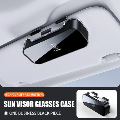 For WEY TANK 500 700 2022-2025 TANK 300 400 Car Interior Accessories Glasses Holder Clip Box Car Visor Sunglasses Glasses Case