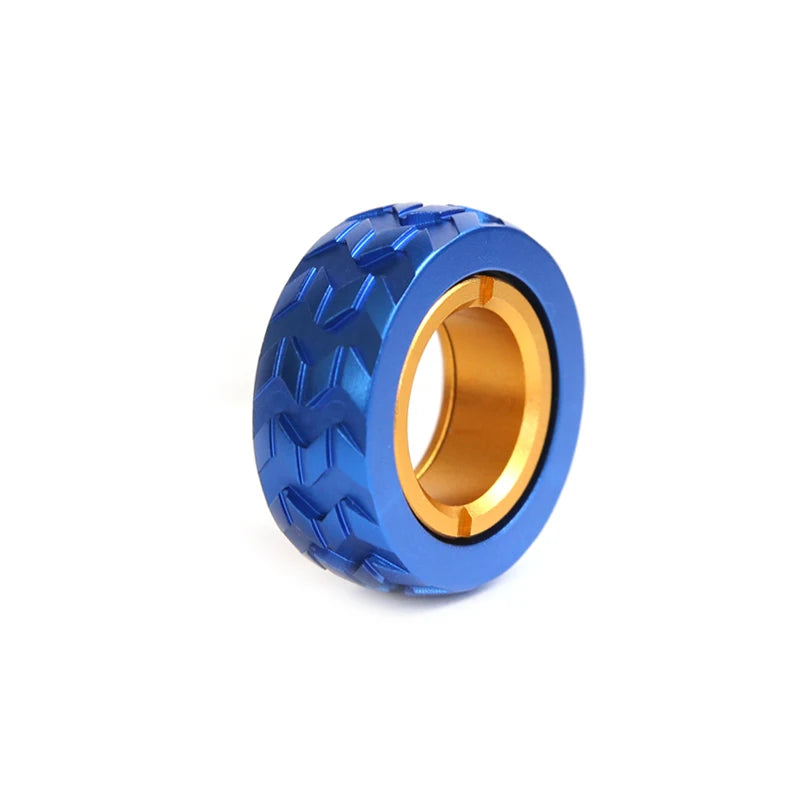 Mechanical Fidget Ratchet Ring EDC Fidget Sliders Fidget Toys Stress Relief For Adults Magnetic Metal For Adult Children Gift