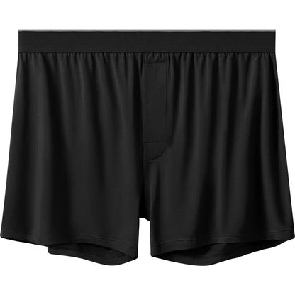 2pcs Men Modal Underwear Male Soild Casual Boxer Shorts Elastic Waistband Button Man Boxer Underwear Comfortable Shorts for Home