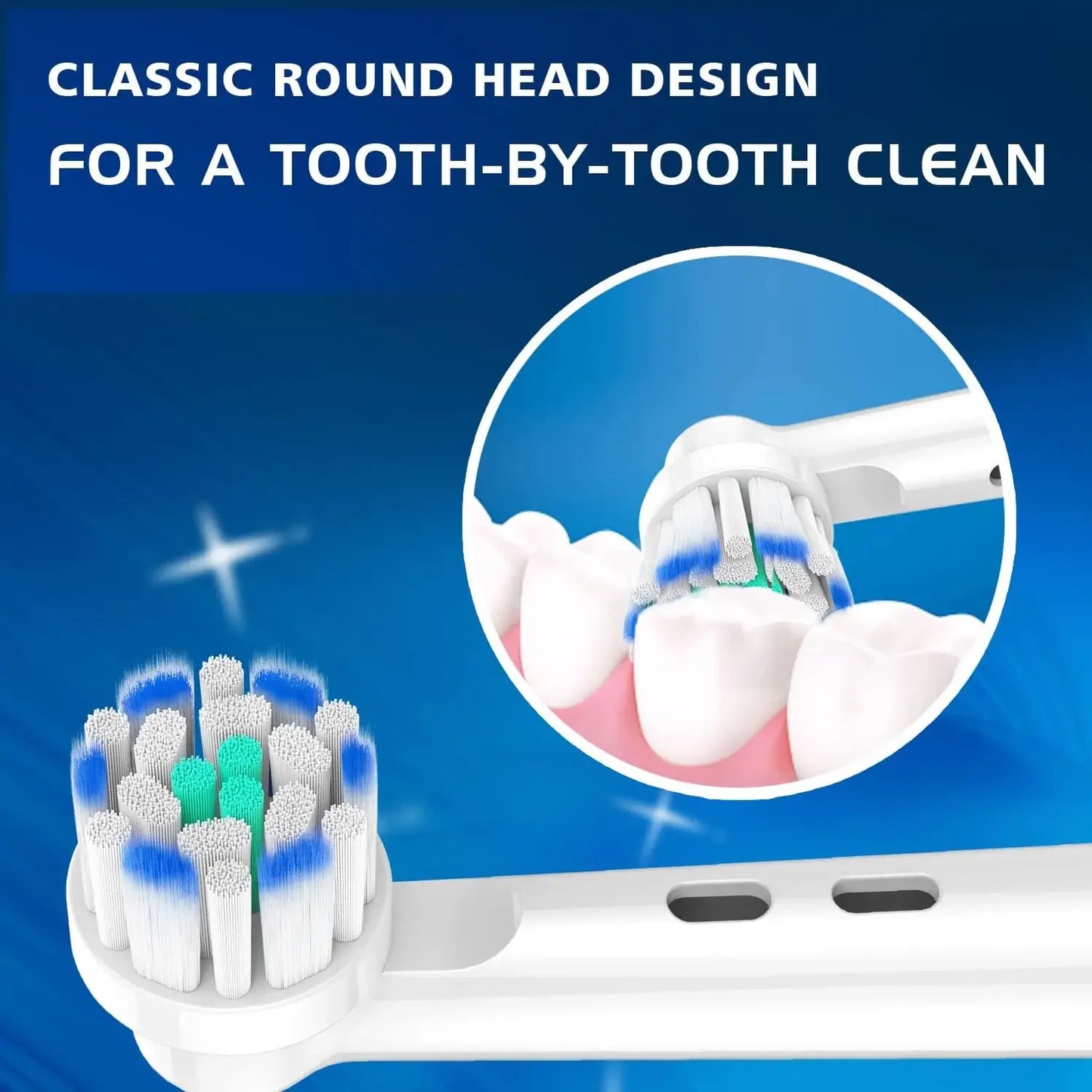 Replacement Toothbrush Heads For Oral-B Braun Electric Precision Clean Brush Heads Refill for 7000/Pro 1000/9600/ 5000/3000/800