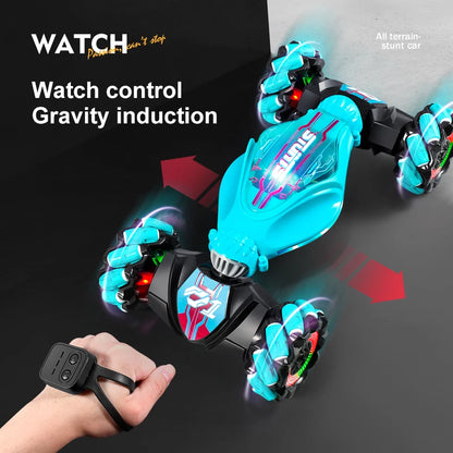 Gesture sensing remote control dual control drifting stunt car, 360 ° rotation of lighting sound effect, Christmas birthday gift