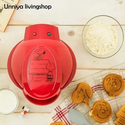 220V Snoopy Electric Waffle Maker - Bring Fun and Deliciousness to Your Breakfast AN