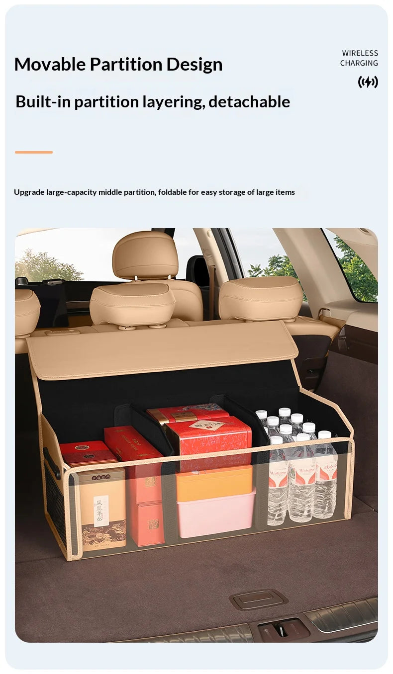 Suitable for Omoda s5 fx 9 EV PHEV C5 E5 C9 7 8plus car trunk storage box folding storage box large capacity storage box