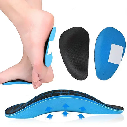 1/2/3/5pairs Sports Palm Foot Pad Flat Arch Support Half Inner Insoles Orthopedic Insoles Correcting Flat Feet Support Foot Pad