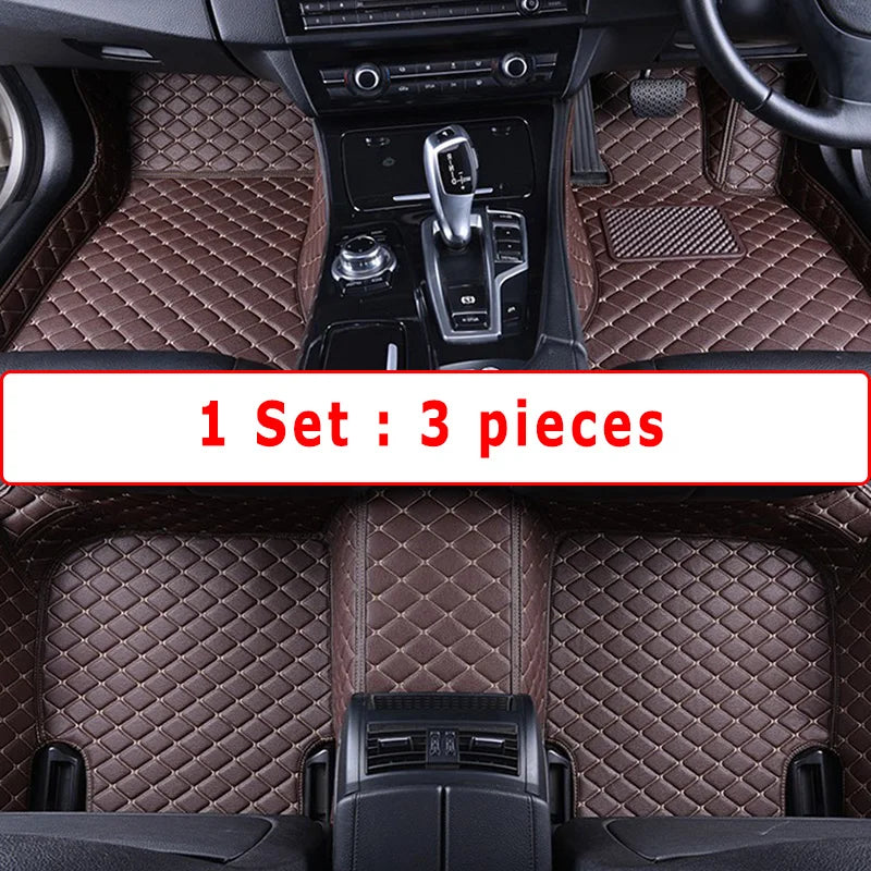 RHD Car Floor Mats For Toyota Highlander XU50 Kluger 2014 2013 2012 2011 2010 2009 (5 Seater) Auto Carpet Accessories Interior