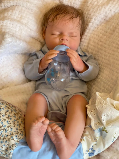 20 Inch Full Body Silicone Girl Bebe Reborn Doll Handmade Lifelike Newborn Baby Doll For Children Birthday Gifts