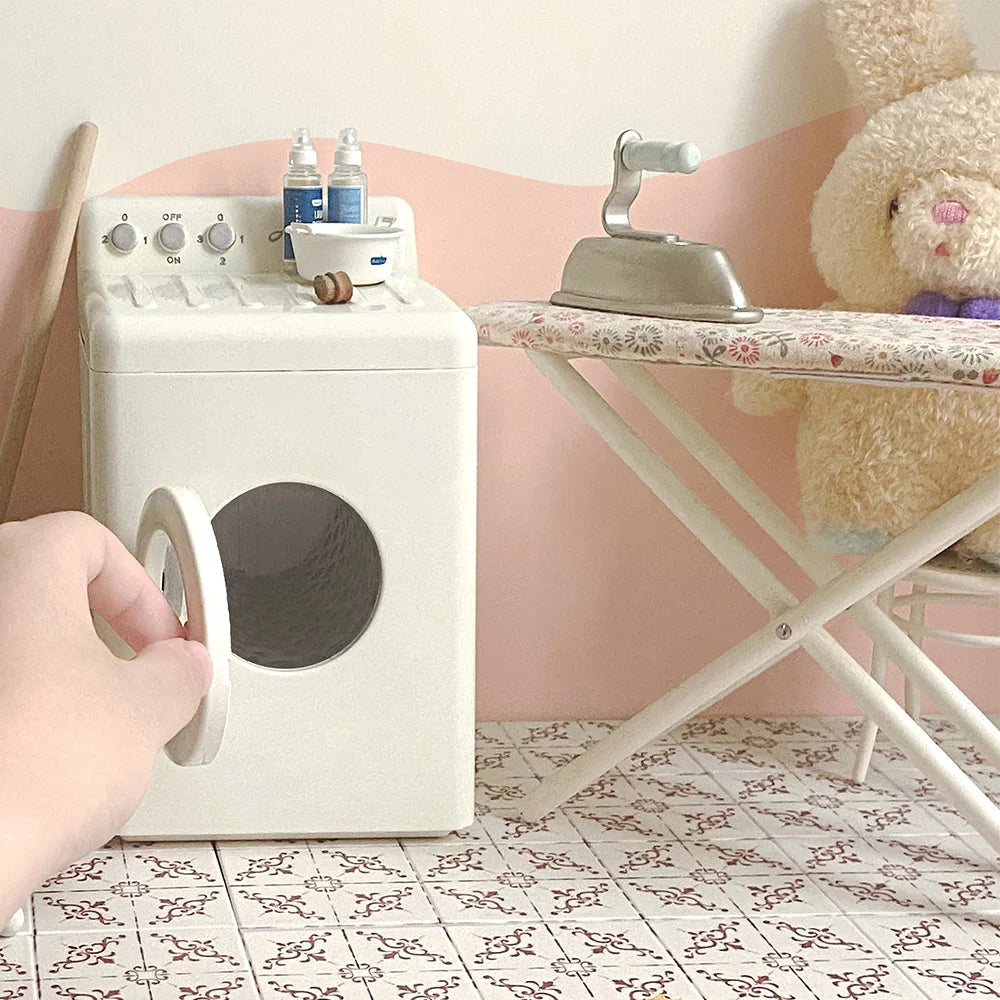 Aizulhomey Dollhouse Furniture Metal Washing machine Dollhouse Accessories for 1/6 Blythe BJD OB24 1/6 OB11 Children Toy Gifts