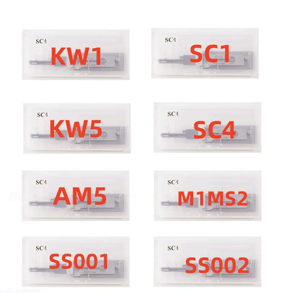 Lishi styles Tools SC1 SC4 KW1 M1/M2 AM5 KW5 M1 MS2 SS001 PRO SS002 PRO 2in1 locksmith tools