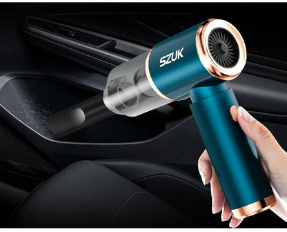 SZUK Mini Car Vacuum Cleaner 165000Pa Powerful Vacuum Cleaner Strong Suction Handheld Portable Wireless Vacuum Cleaner for Car