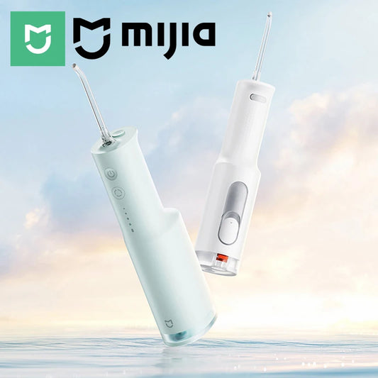 MIJIA Electric Oral Irrigator F300,240mL Water Tank,4 Mode Irrigator,2000time/m Frequency Pulse,115 day long battery life