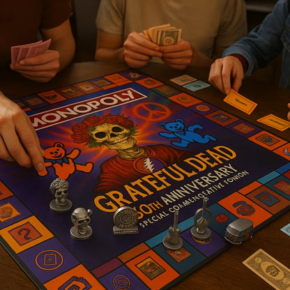 Grateful Dead Monopoly 60th Anniversary Collectible Board Game for Rock Fans & Players