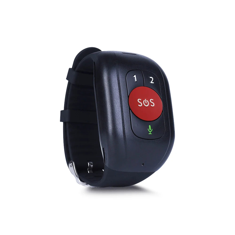 Elderly 4G SOS GPS Watch GPS Tracking Wristband Bracelet Emergency Alarm GPS Tracking Heart Rate Blood Pressure Monitor
