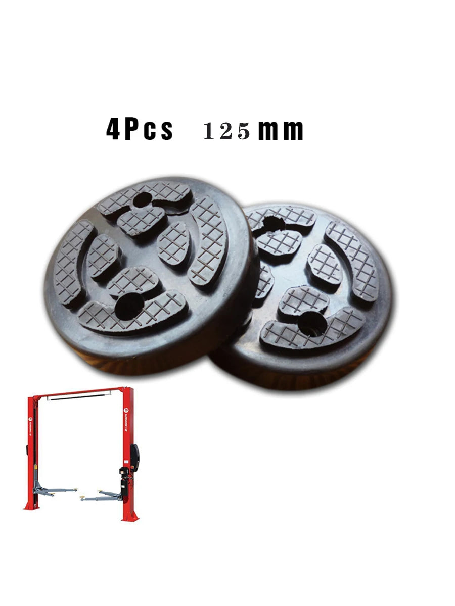4pcs/lot 120mm Balck Color Lift Pad Round Heavy Rubber Pads for Car Truck Lift Accessories