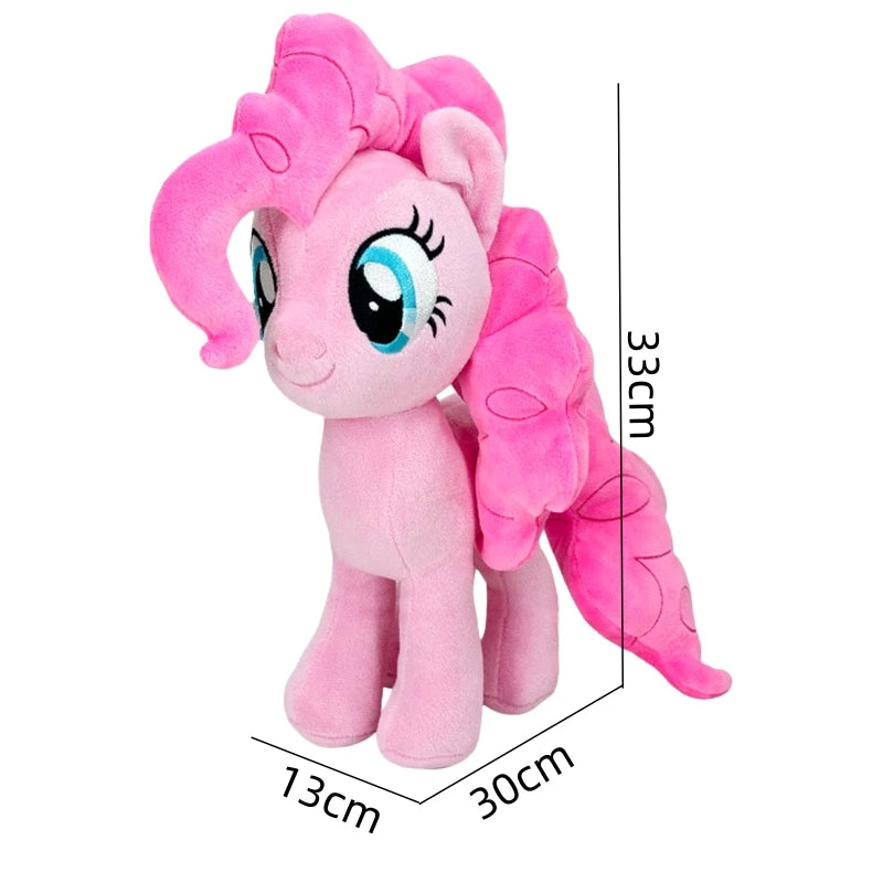 Original My Little Pony Plush Toys Applejack Rainbow Dash Twilight Sparkle Pinkie Pie Rarity Fluttershy Stuffed Doll Kid Gift