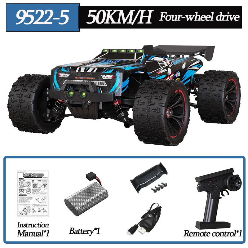 9522PRO 85KM/H High-speed RC Car Brushless Four-wheel Drive Off-road Drift 1:16 Professional Racing Car 9522 50KM/H Boy's Toy